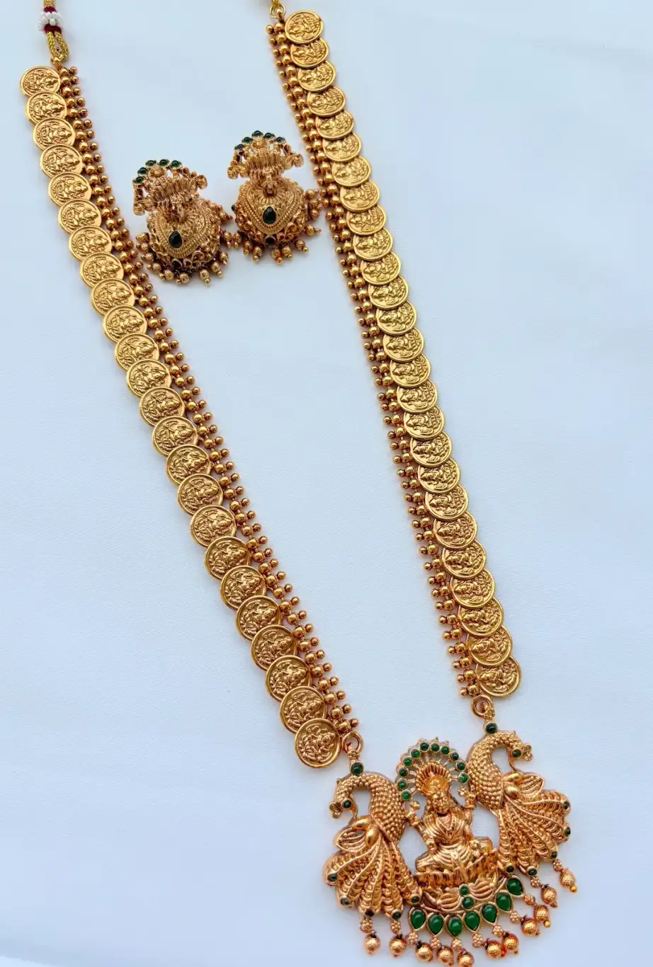 Matte Finish Lakshmi Coin Haram - NTZ3029