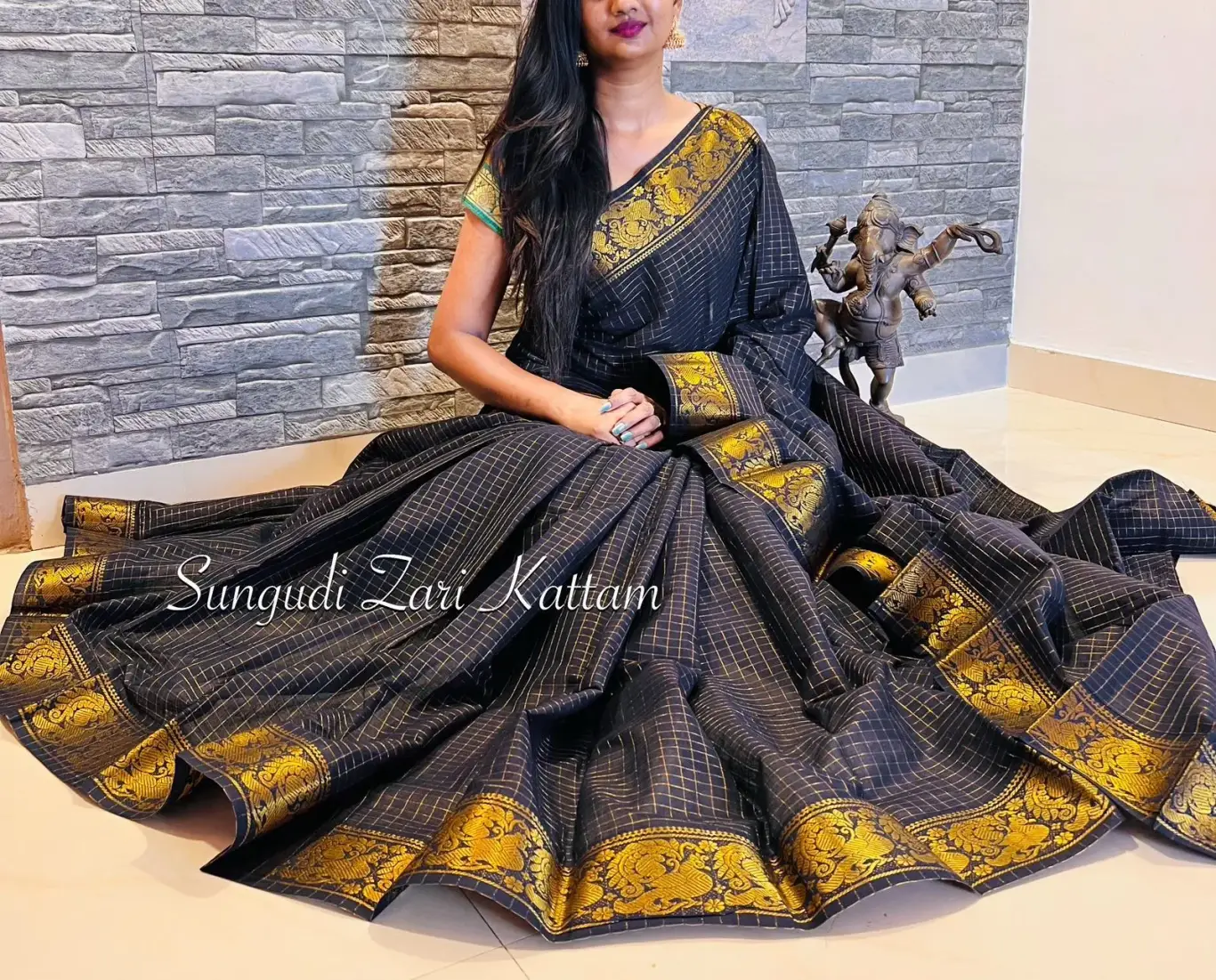 Jewellery worn by model